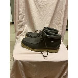 Lugz Men's Elm Casual Lace Up Shoes Dark Brown  MELMGV-2089 Size 13